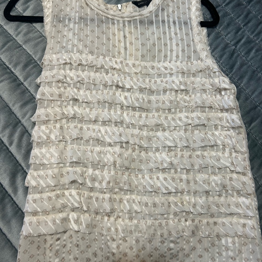 Marc By Marc Jacobs Cream Blouse with Elegant Design